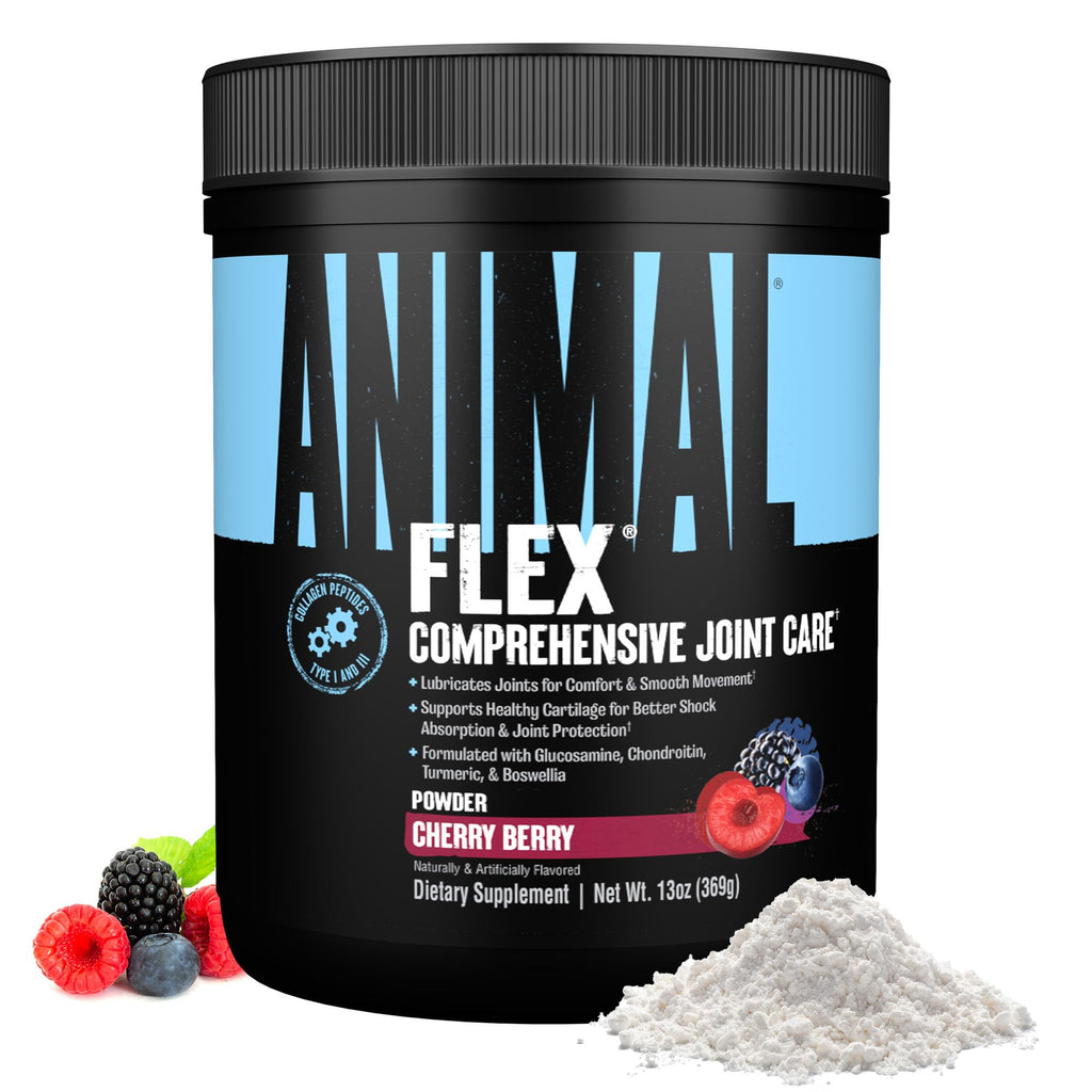 Animal Flex Powder - Joint Support Supplement for Pain Relief, Repair and Restore Muscles with Turmeric, Glucosamine, Chondroitin, MSM, Collagen and Boswellia, Great Tasting Orange Flavor, 30 Scoops