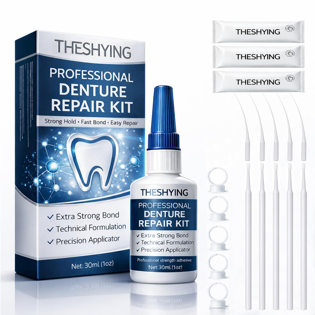Official Professional Grade Dental Lab Instant Bonding Dental Glue for Dentures & Lab Tools - Fast-Setting in 15-60 Sec | Crack Repair & Gap Filling | Long-Lasting Hold (Days to Weeks) – 1oz