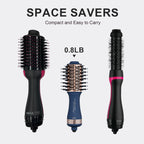Discover the 4-in-1 Travel Dual Voltage Hair Dryer, compact and easy to carry. Order online, available now!