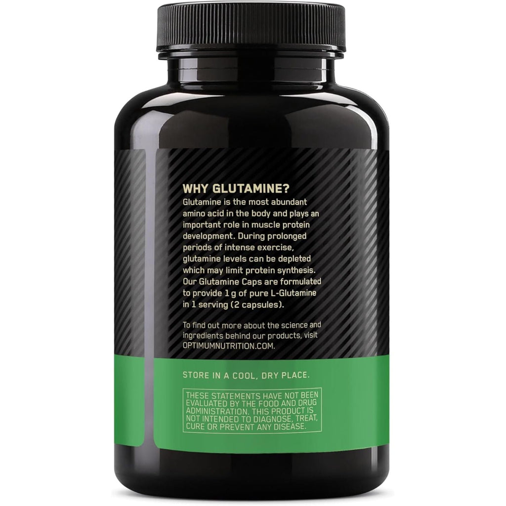 Buy now Optimum Nutrition L-Glutamine Muscle Recovery Capsules, 1000mg, 240 Count (Package May Vary) at indiglob india