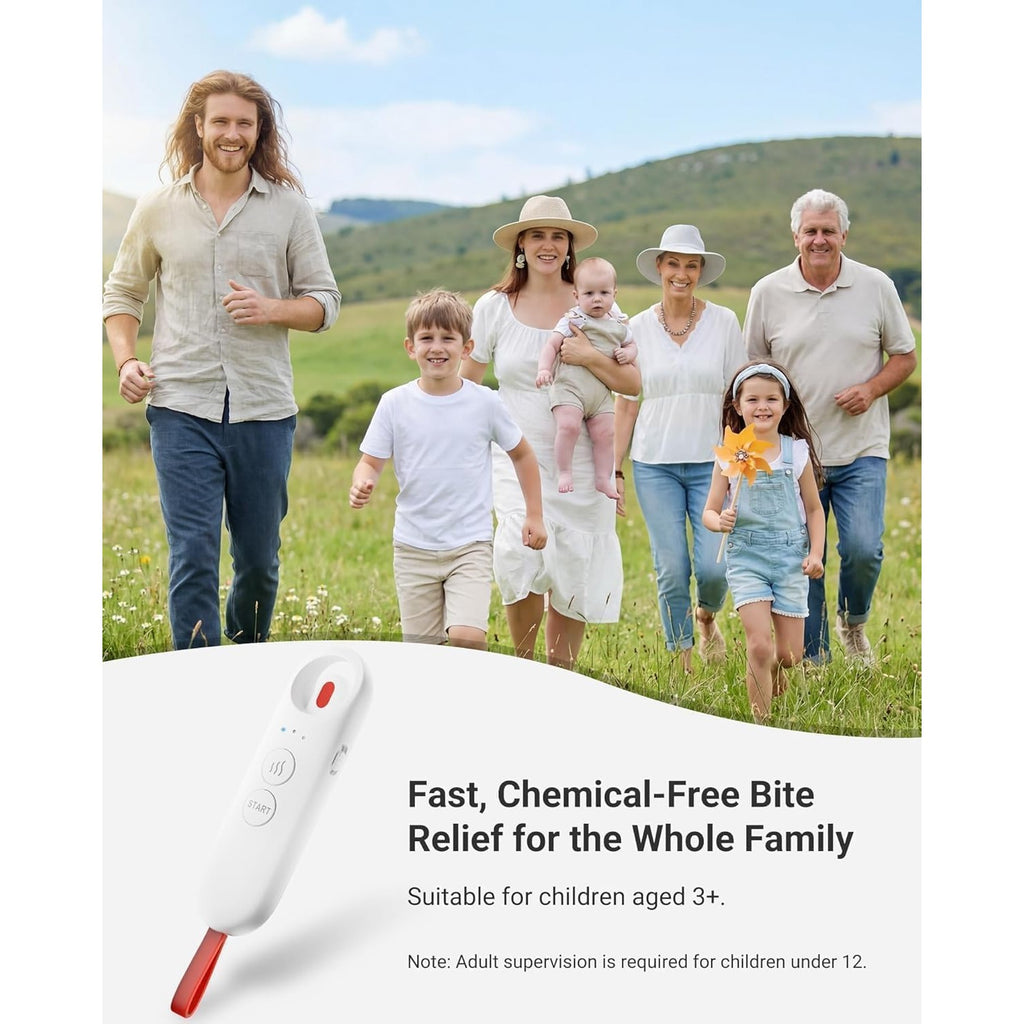 iHealth D-Itch Stick Mosquito Bite Healer for Itch Relief, 3 Heat Modes