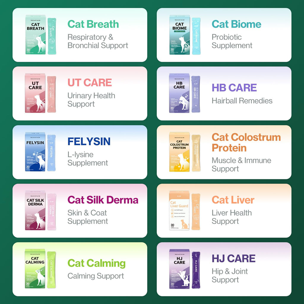Doctor By FELYSIN L-Lysine for Cats Lickable Immune Support Supplement Allergy Relief, Sneezing, Runny Nose, Cold, Watery Eyes Respiratory Health with Beta-Glucan & Taurine – 30 Individually Packaged