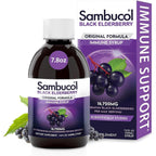 Sambucol Black Elderberry Syrup - Original Formula - 7.8 Fl Oz, 2 Pack | Black Elderberry Liquid, Immune Support for Kids and Adults, High Antioxidants, Gluten Free