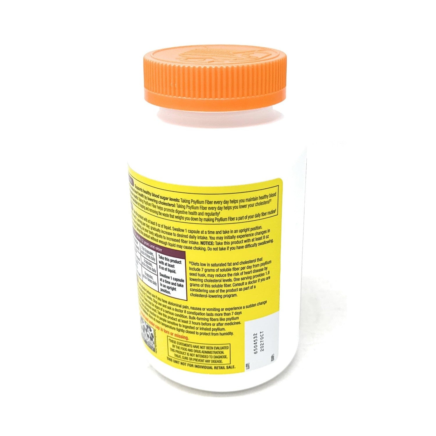Fiber Capsules Kirkland Therapy for Regularity/Fiber Supplement, 360 capsules - Compare to the Active Ingredient in Metamucil Capsules