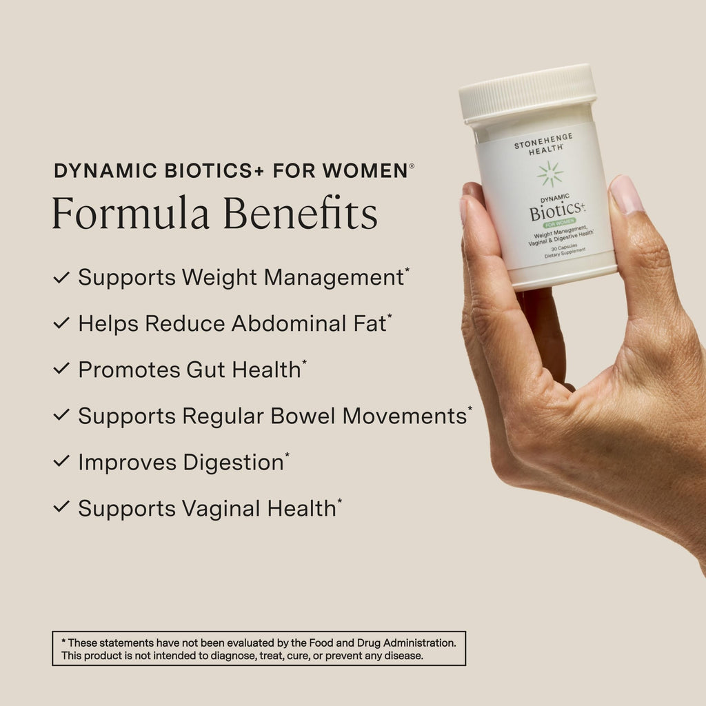 Stonehenge Health Dynamic Biotics+ for Women | Weight, Mood & Gut Support
