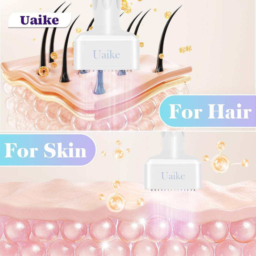 Derma Stamp - Uaike Microneedling Derma Roller Stamp,Microneedle Dermastamp | Home Use - for Women and Men