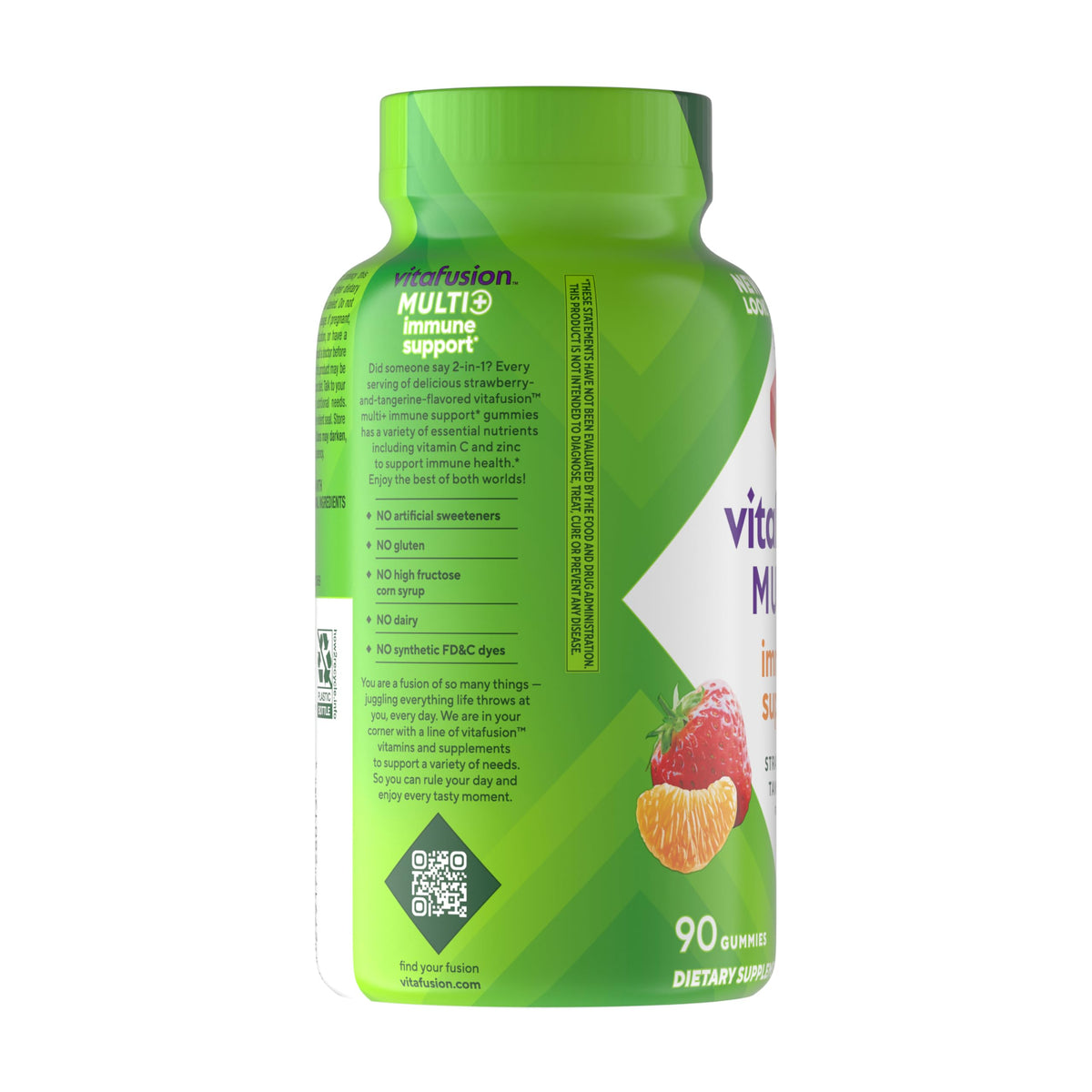 Vitafusion Multivitamin Gummies + Immune Support | 90 Adult Gummy Vitamins