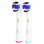 Buy now Oral-B 3D White Replacement Electric Toothbrush Heads Refills, 2 Pack at indiglob india