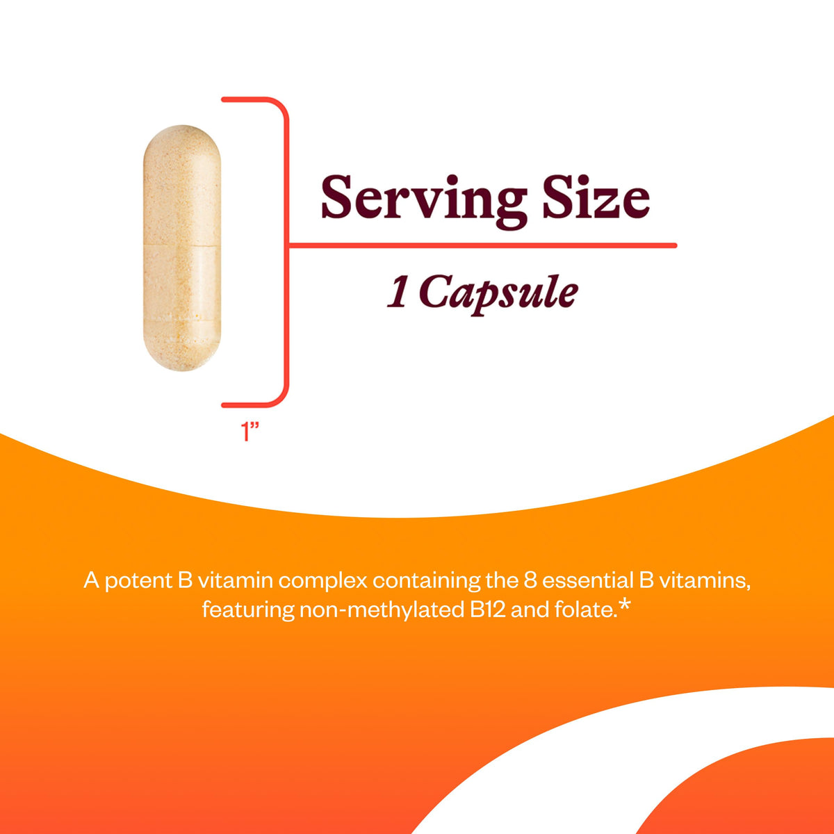 Seeking Health B Complex MF - Vitamin B Complex with Folate, Niacin, & Folinic Acid - Support Energy & Immune System Health with B Vitamins - 100 Capsules