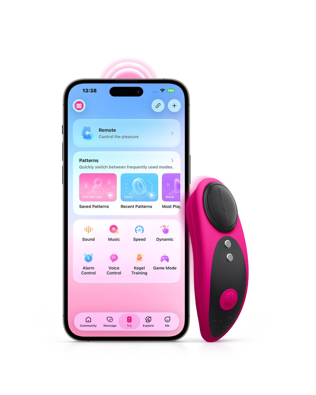 LOVENSE Ferri Vibrating Panties, Magnetic Mini Wearable Clit Vibrator