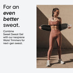 Buy now Sports Research Sweet Sweat Workout Enhancer Roll-On Gel Stick - Sweat Harder and Faster, Helps Promote Water Weight Loss, Use with Sweet Sweat Waist Trimmer at indiglob india