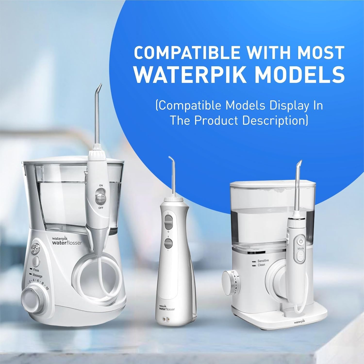 Buy now Water Flosser Replacement Tips for Waterpik, Replacement Heads for Waterpik (6 Classic Jet Tips) at indiglob india