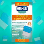Herklin Lice Treatment Shampoo, Maximum Strength, Easy to Apply, 2 Fl Oz, Bottle