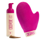 Coco & Eve Self Tanner Foam Kit - (Medium) Streak-Free Sunless Tanning Mousse, Tropically Scented Natural Looking Tan With Mitt Applicator, Vegan, Cruelty Free | Sunny Honey Bali Bronzing, 6.7 fl oz