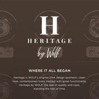 Buy now WOLF Heritage Large Valet Case, Black - 13 Compartments + One Watch Roll - Faux Leather Exterior + Ultra-Suede Lining at indiglob india