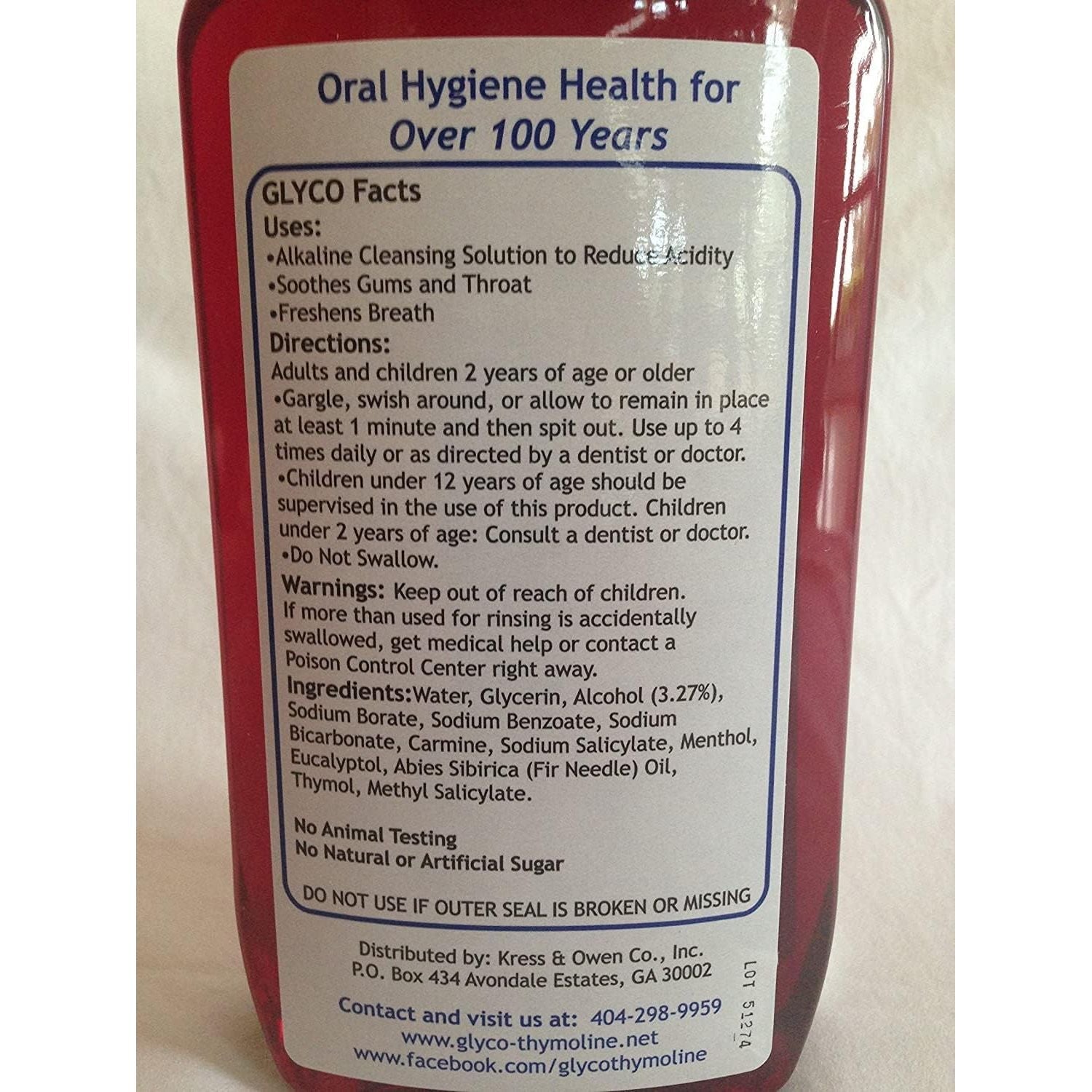 Buy now Glyco-Thymoline Liquid 16 oz (Pack of 2) at indiglob india