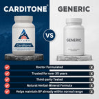 Ayush Herbs Carditone, Holistic Heart Support with Rauwolfia, 60 Servings | Natural Heart Health Supplement for Women & Men, Arjuna, Calcium, and Magnesium