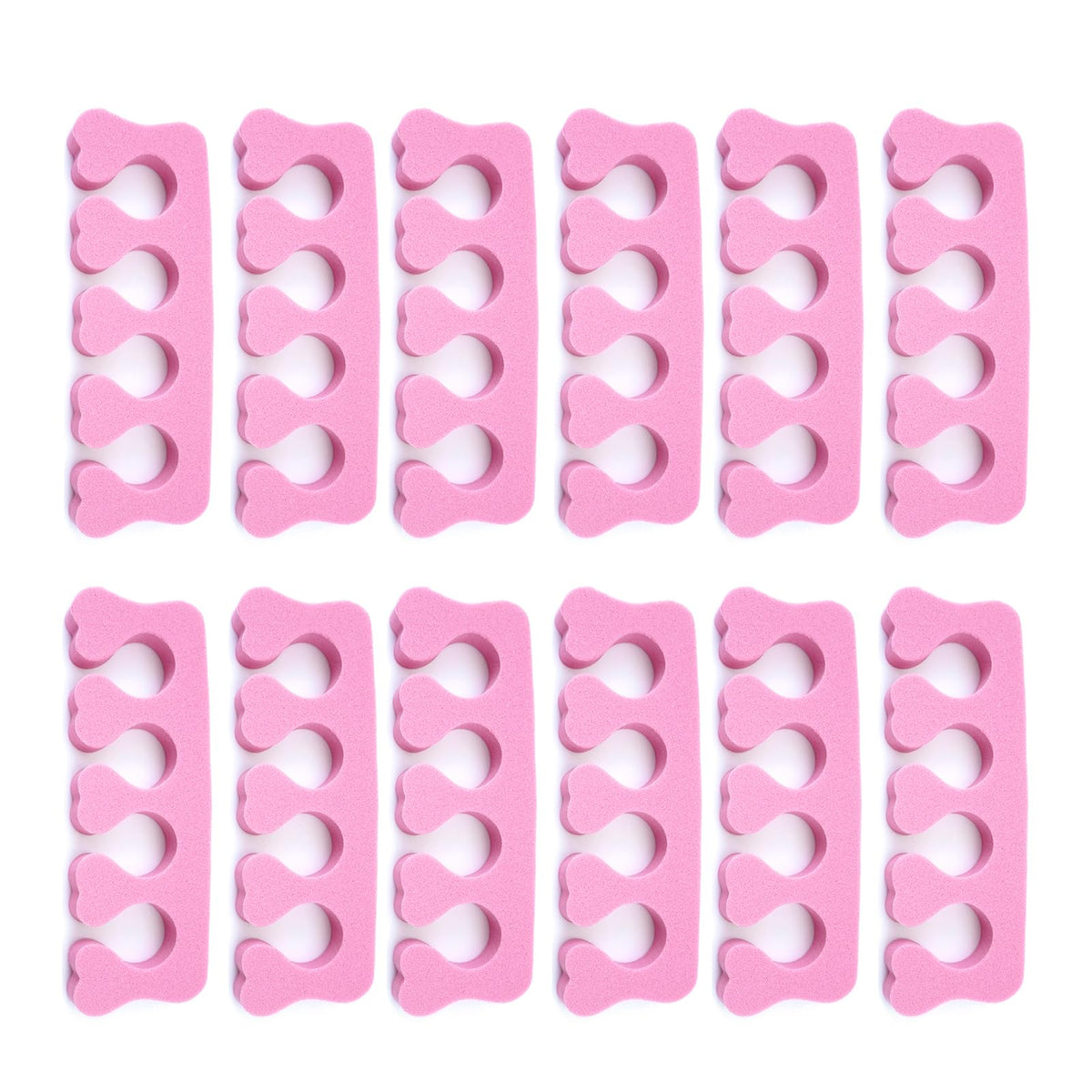 Quacc 12 PCS Toe Separators Pedicure, Toe Dividers for Women Nail Art
