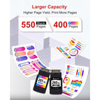 EaseFusion 260XL 261XL Replacement for Canon 260 and 261 Ink Cartridges