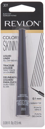 Buy now Revlon Skinny Liquid Eyeliner, ColorStay Eye Makeup, Waterproof, Smudge-proof, Longwearing with Ultra-Fine Tip, Black Out, 0.08 oz at indiglob india