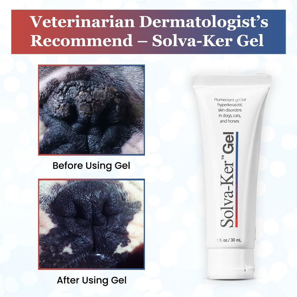 Solva-Ker Soother Gel for Pet's Cracked Nose and Paws, 1 oz