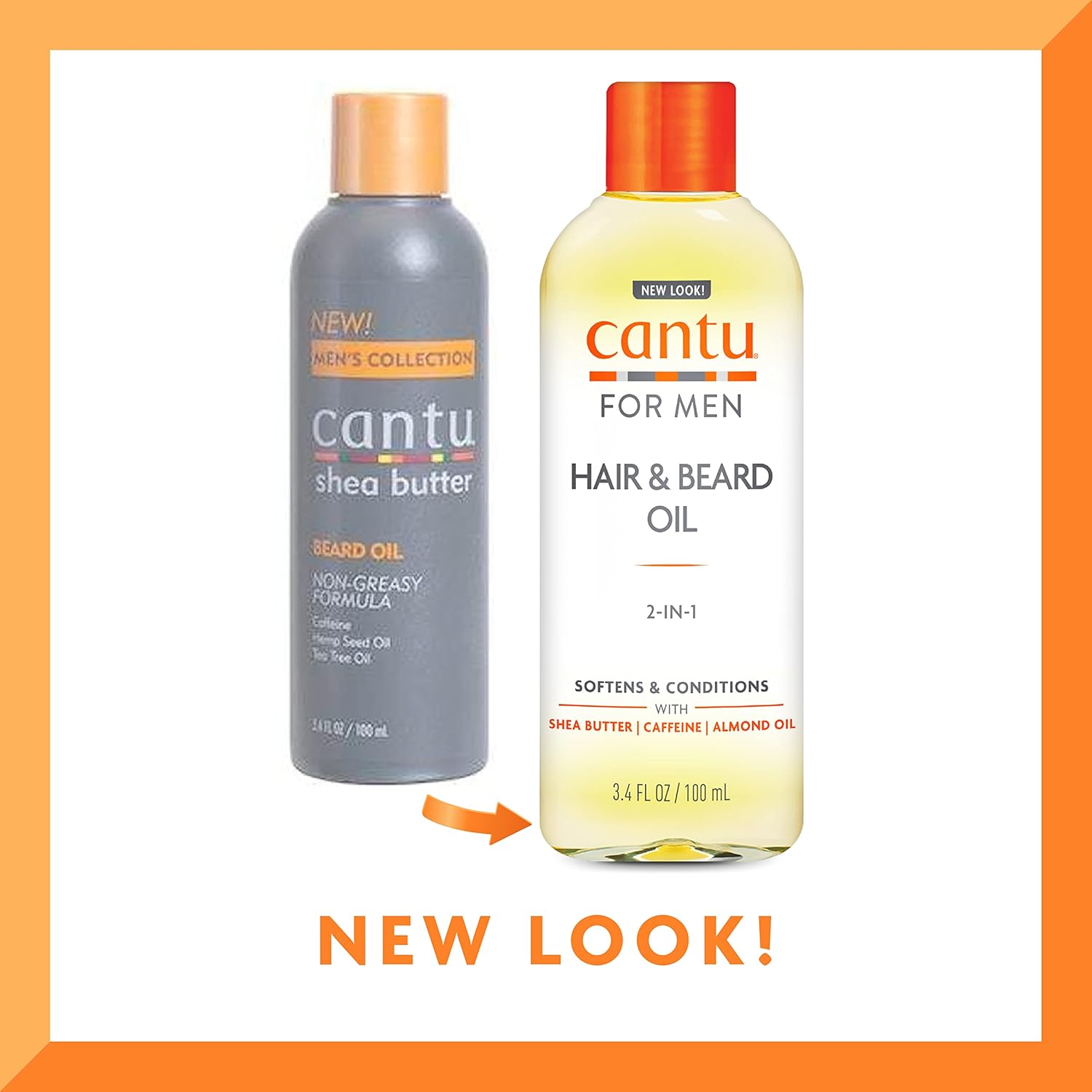 Buy now Cantu for Men Hair & Beard Oil, 3.4 fl oz at indiglob india