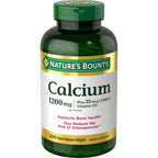 Nature's Bounty Calcium 1200mg with 1000 IU Vitamin D3, 120 Count | Bone Health & Immune Support Softgels, Calcium and Vitamin D Supplement, Gluten Free, 2 Softgels per Day