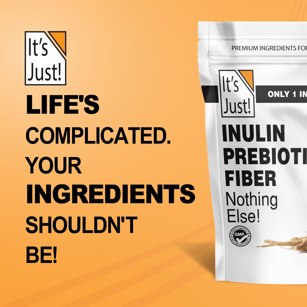It's Just! - Inulin Prebiotic Fiber Sweetener, Product of Belgium, Chicory Root Powder (4 Pound (Pack of 1))