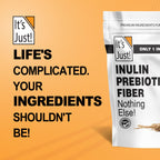 It's Just! - Inulin Prebiotic Fiber Sweetener, Product of Belgium, Chicory Root Powder (4 Pound (Pack of 1))