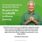 TrueAloe Organic Aloe Vera Capsules - Supports Digestive Balance, Joints and Stomach Comfort - Plant-Based Aloe Barbadensis Powder - Easy-to-Swallow Single Ingredient Formula - 720 Caps