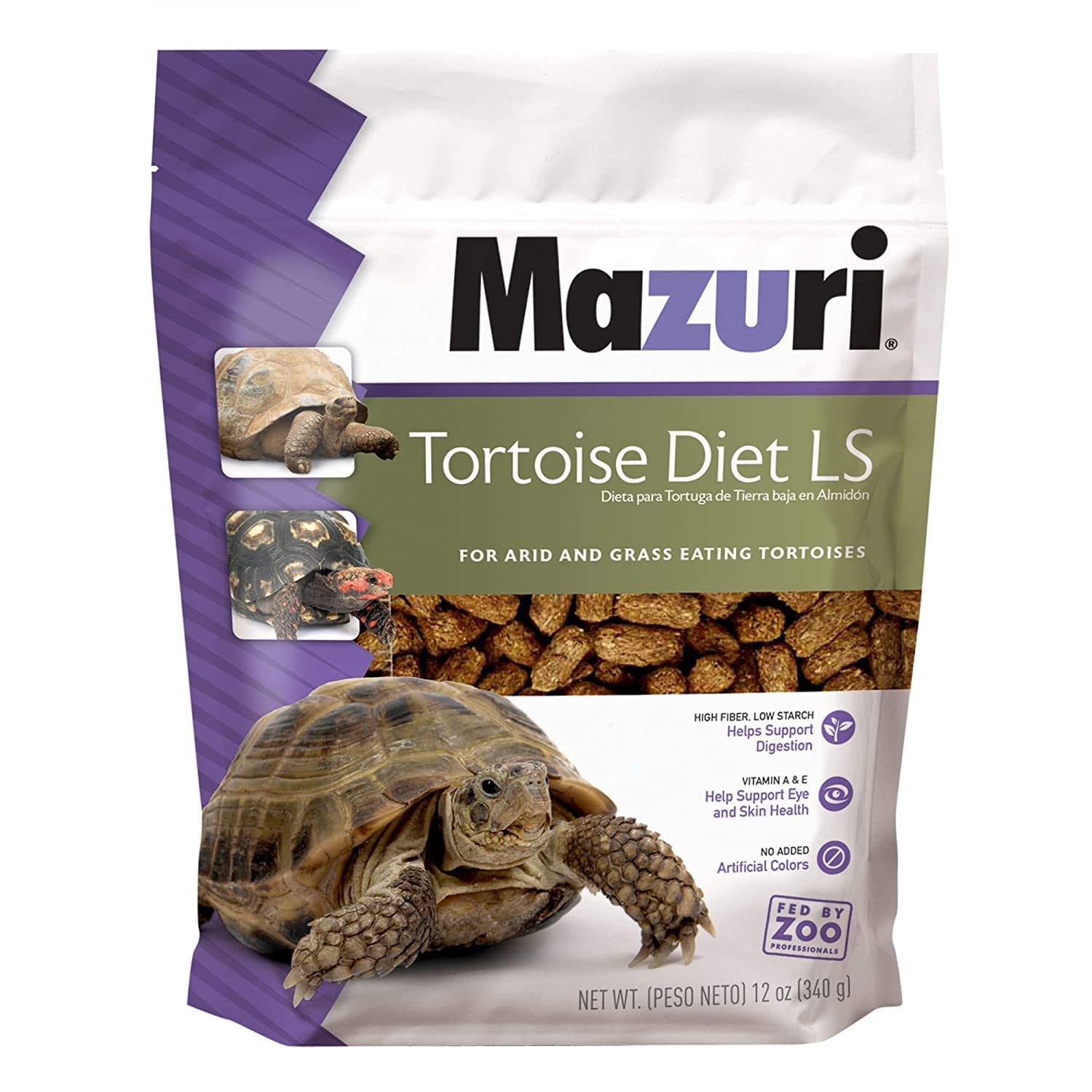 Buy now Mazuri Low Starch Tortoise Diet, for African Spurred/Sulcata, Desert, Egyptian, Galapagos, Gopher, Greek, Leopard, Pancake, Radiated or Yellow-Footed Tortoise, 12 oz 12 Ounce (Pack of 1) at indiglob india
