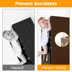 No Drill Furniture Anchors Adhesive (10 Packs) for Baby Proofing, Adjustable Anti-Tip Furniture Wall Safety Straps for Child, Keep Toddlers & Pets Safe from Falling Furniture Like Dresser & Bookshelf