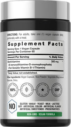 Horbaach Benfotiamine 300mg | 60 Capsules | Vitamin B1 Thiamine