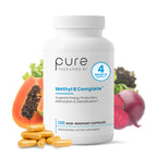 Pure Therapro Rx Methyl B Complete, Vitamin B Complex, 120 Capsules | Includes Folate & B12, Vitamin B6, Riboflavin & TMG, For Men & Women, Made in USA, 120 Servings