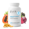 Pure Therapro Rx Methyl B Complete, Vitamin B Complex, 120 Capsules | Includes Folate & B12, Vitamin B6, Riboflavin & TMG, For Men & Women, Made in USA, 120 Servings
