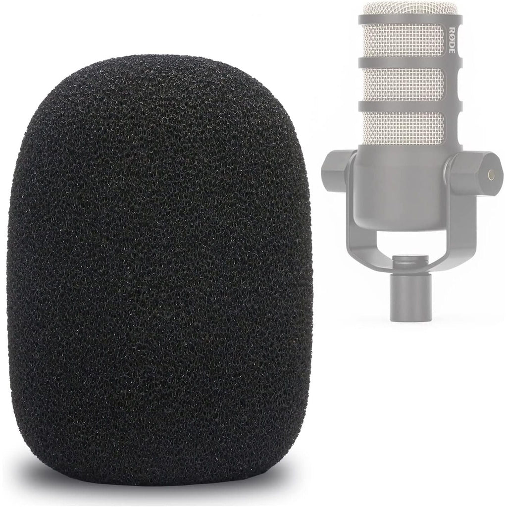 Buy now PodMic Pop Filter Foam Cover - Mic Windscreen Wind Cover Customized for Rode PodMic USB Versatile Dynamic Broadcast Microphone to Blocks Out Plosives at indiglob india