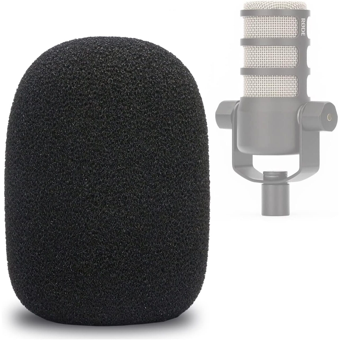 Buy now PodMic Pop Filter Foam Cover - Mic Windscreen Wind Cover Customized for Rode PodMic USB Versatile Dynamic Broadcast Microphone to Blocks Out Plosives at indiglob india