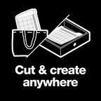 Fiskars SureCut Portable Paper Cutter, Precise Trimmer Tool, 9" Cut Length