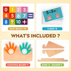 MOTREE Preschool Math Manipulatives Learning Toys for Toddlers 2-4