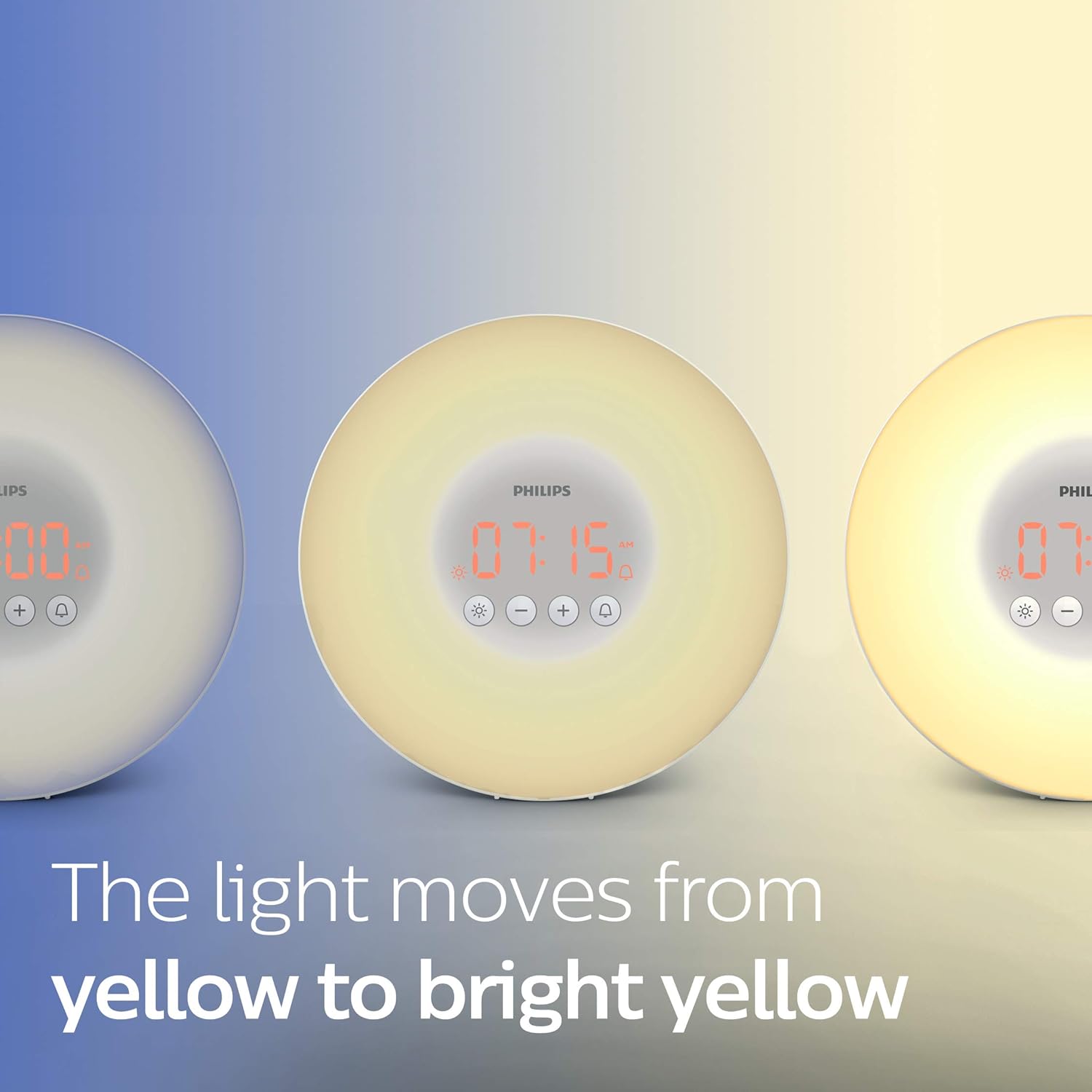 Buy now Philips SmartSleep Wake-Up Light Therapy Alarm Clock with Sunrise Simulation, White, HF3500/60 at indiglob india