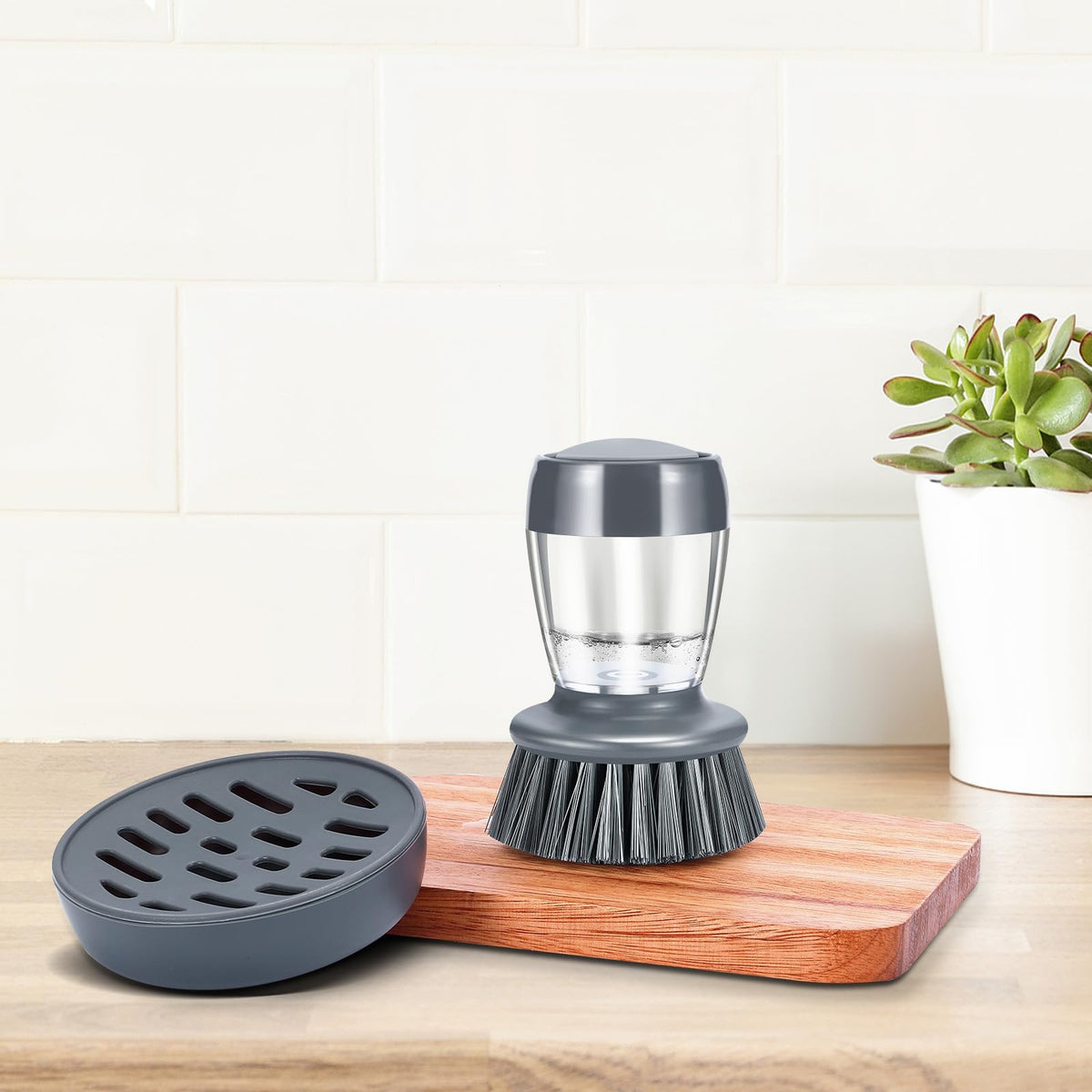 Dish Brush, Dish Scrubber & Dish Scrub Brush for Kitchen Sink
