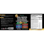 Adndale Sea Moss Capsules - Sea Moss Blend with Ashwagandha, Turmeric & Black Seed Oil - 90 Count