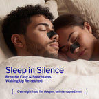 Black Nasal Strips for Men & Women (60 Count)