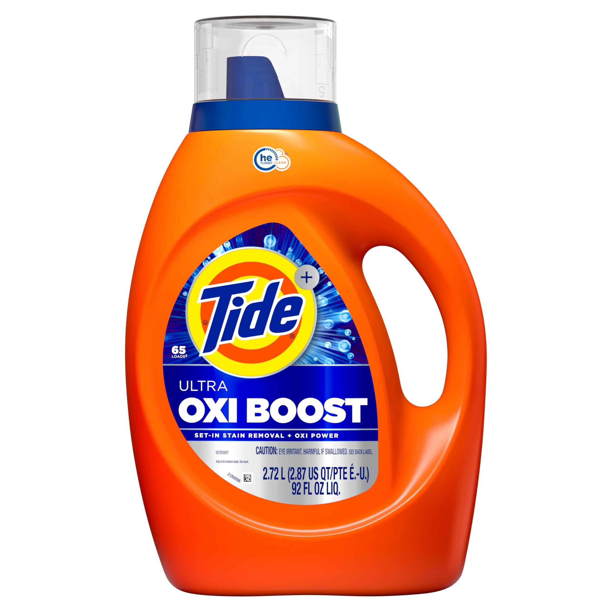 Buy now Tide Ultra Oxi Boost Liquid Laundry Detergent, 117 fl oz, 83 Loads, Advanced Stain Remover, Laundry Detergent Liquid with Extra Oxi Power at indiglob india