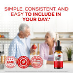 Glyco Reset Drops - Official GlycoReset Oral Liquid Drop Advanced Premium Formula Support Maximum Strength, Natural Ingredients Vitamins for Overall Health & Wellness, 1 Bottle for 1 Month
