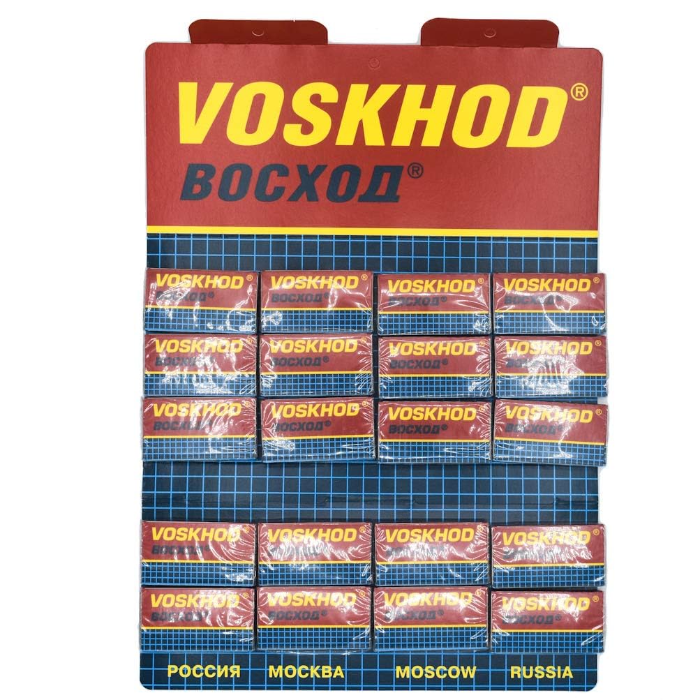 Buy now Voskhod, 100 Double Edge Safety Razor Blades, 100 Count at indiglob india