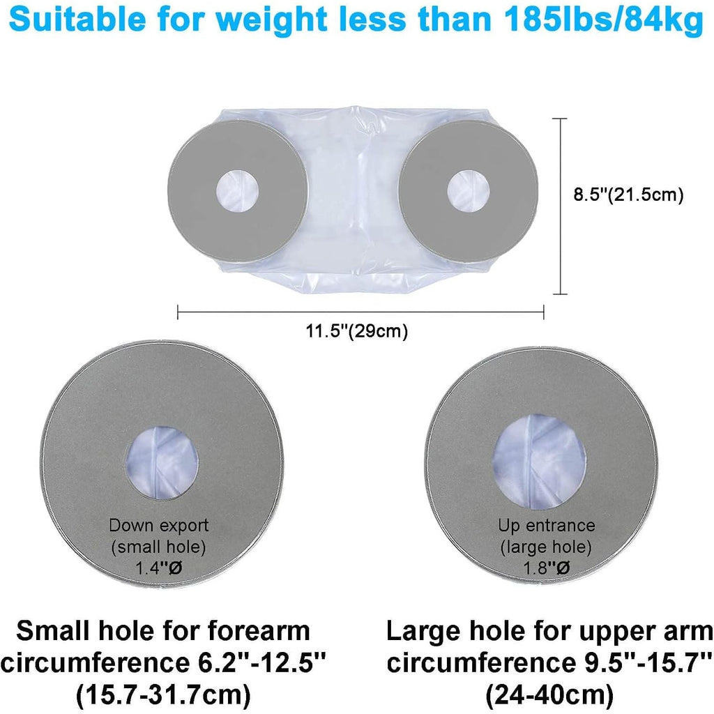 Buy now PICC Line Shower Cover, PICC Line Covers for Upper Arm, Reusable Waterproof Arm Cast Sleeve for Shower, IV Protector for Bath(Weight < 185lbs) at indiglob india