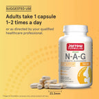 Buy now Jarrow Formulas N-A-G 700 mg, N-Acetyl Glucosamine, Acetylated Form of Glucosamine for Bone and Joint Support, 120 Veggie Capsules, Up to 120 Servings at indiglob india