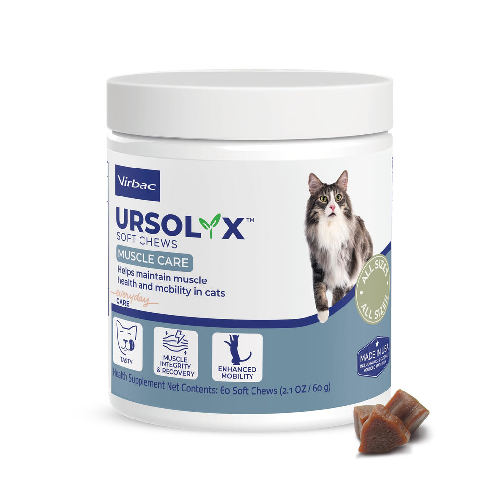 URSOLYX Soft Chews for Cats, Muscle Health Support, 60 Count