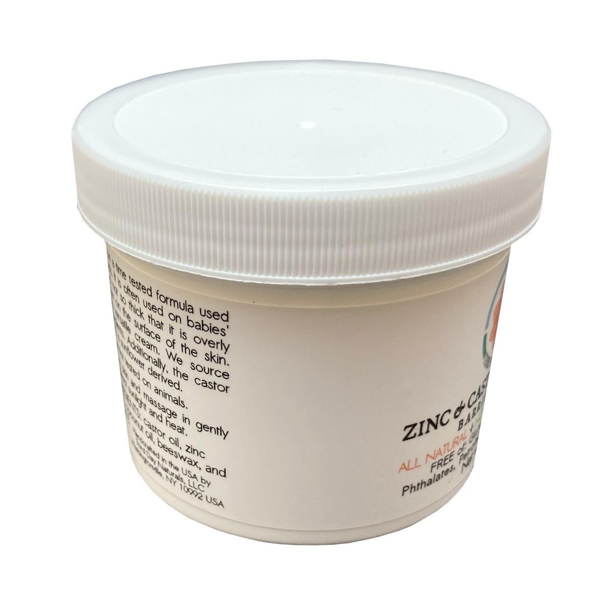 Zinc and Castor Oil Cream – Non-Nano and Non-Gmo Barrier Cream 4.5 oz